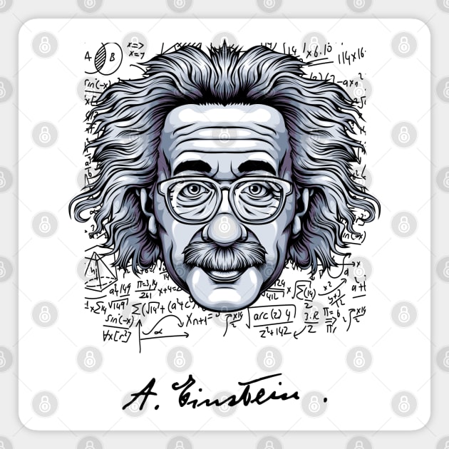 Albert Einstein Magnet by Lumio Gifts